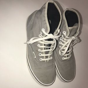 Vans high top grey men’s size 7.5